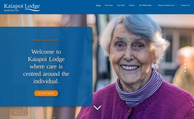 kaiapoilodge.co.nz screenshot