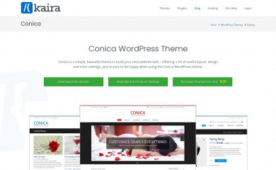 Conica screenshot