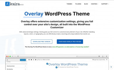 https://kairaweb.com/wordpress-theme/overlay/ screenshot