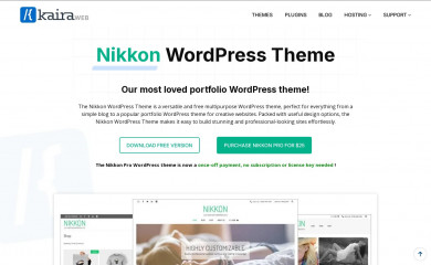 https://kairaweb.com/wordpress-theme/nikkon/ screenshot