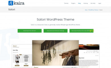 https://kairaweb.com/wordpress-theme/satori/ screenshot