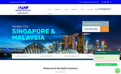 kaisafarisventure.co.ke screenshot