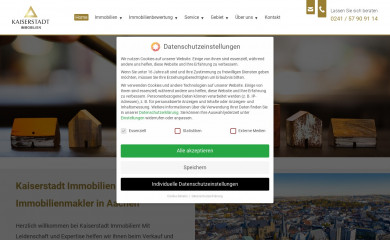 kaiserstadt-immo.de screenshot