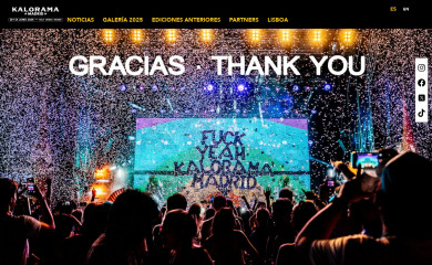 kaloramamadrid.com screenshot