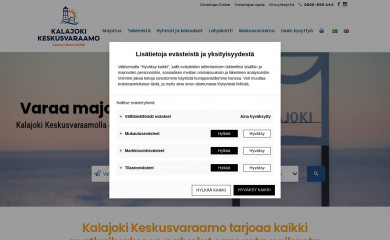 kalajokikeskusvaraamo.fi screenshot