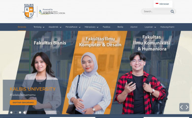 kalbis.ac.id screenshot