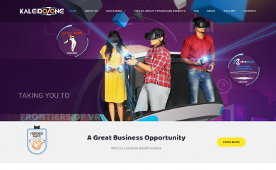 kaleidozone.com screenshot