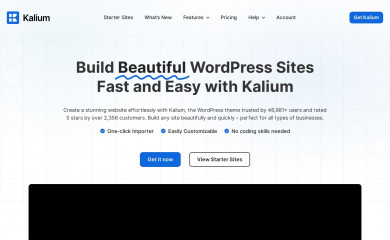 https://kaliumtheme.com screenshot