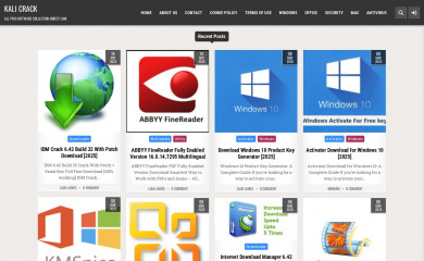 kalicrack.com screenshot