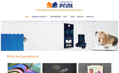 kaligraphicprint.com.au screenshot