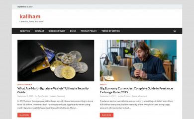 kaliham.com screenshot