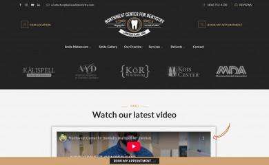 kalispelldentistry.com screenshot