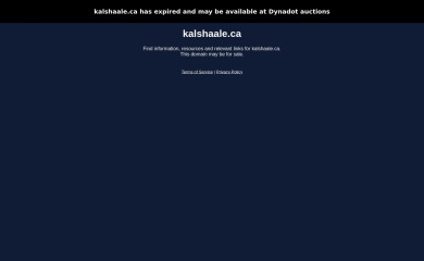 kalshaale.ca screenshot