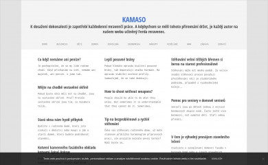 kamaso.cz screenshot