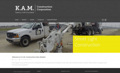 kamconstructioncorp.com screenshot