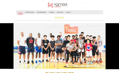 kameetbasketball.com screenshot