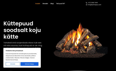 kaminapuu.com screenshot
