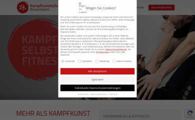 kampfkunst-rosenheim.de screenshot