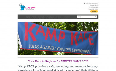 kampkace.org screenshot