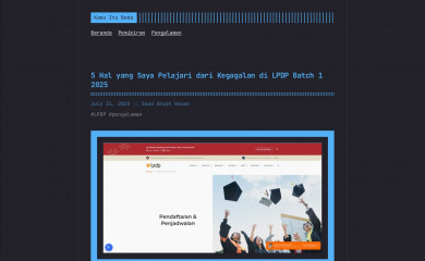 kamuitubeda.com screenshot