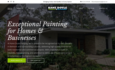 kanedoylepainting.com.au screenshot