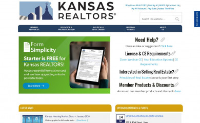 kansasrealtor.com screenshot