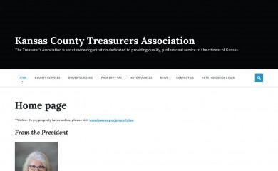 kansastreasurers.org screenshot