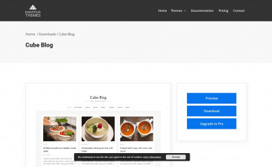 Cube Blog screenshot