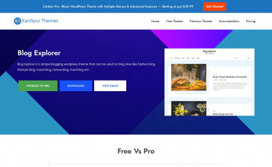 Blog Explorer screenshot