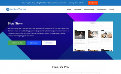 Blog Storm screenshot
