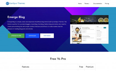 Emerge Blog screenshot