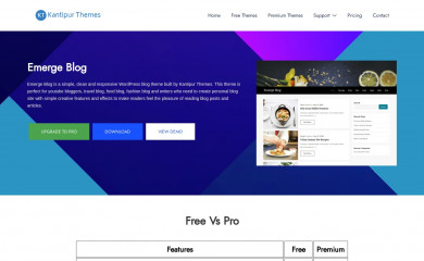 Emerge Blog screenshot
