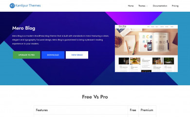 Mero Blog screenshot