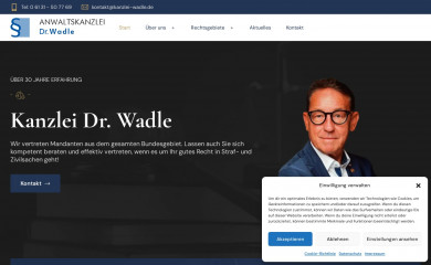 kanzlei-wadle.de screenshot