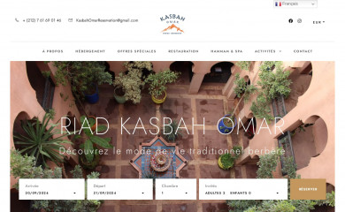 kasbahomar.com screenshot
