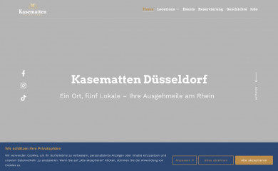 kasematten-duesseldorf.de screenshot