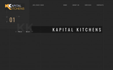 kapitalkitchens.com.au screenshot