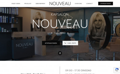 kapsalon-nouveau.nl screenshot