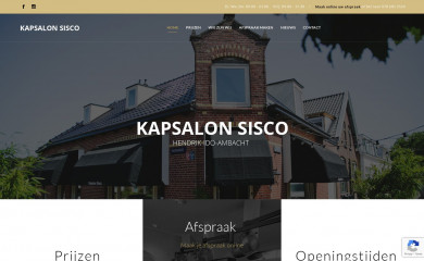 kapsalonsisco.nl screenshot