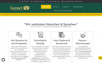 karmel-translations.de screenshot
