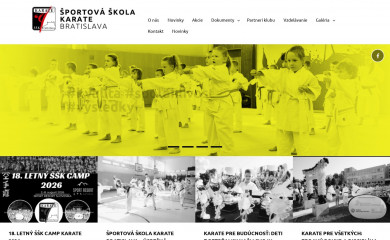 karate-bratislava.sk screenshot