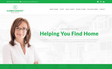 karenharveyrealestate.com screenshot