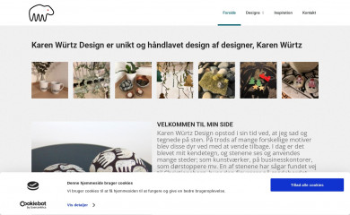 karenwurtzdesign.dk screenshot