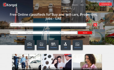 http://kargal.ae screenshot
