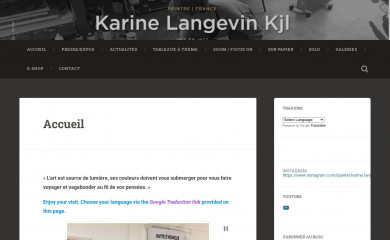 karinelangevin.com screenshot