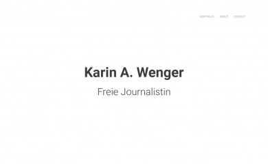 karinwenger.com screenshot