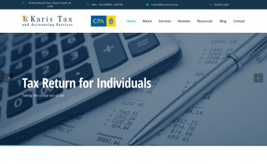karistax.com.au screenshot
