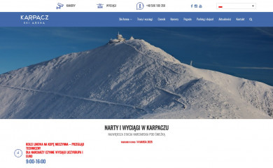 karpaczskiarena.pl screenshot