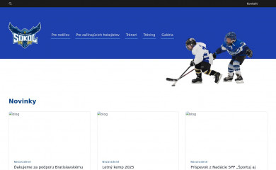 karpatskysokol.sk screenshot