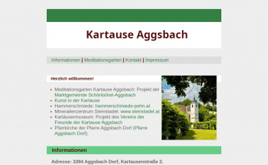 kartause-aggsbach.at screenshot